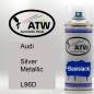 Preview: Audi, Silver Metallic, L96D: 400ml Sprühdose, von ATW Autoteile West.